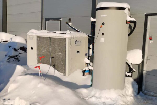 Glycol Chiller in the Snow